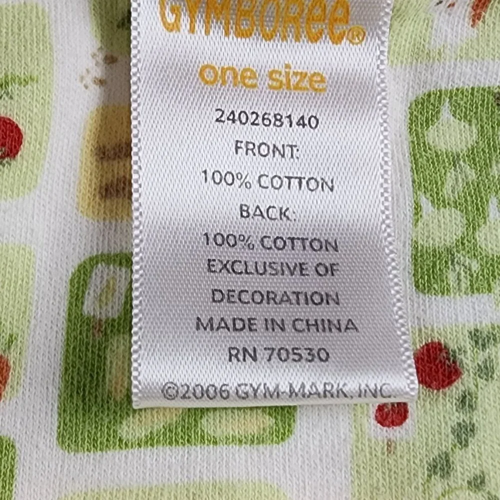Gymboree Does Your Garden Grow vegetables blanket Yellow Green dig